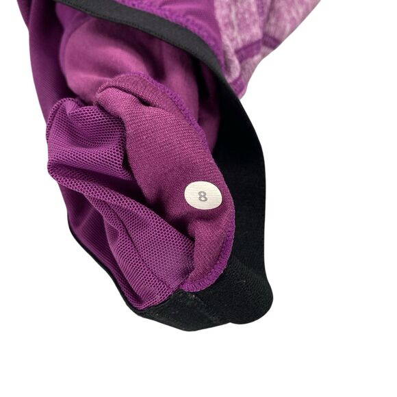 Lululemon Scoop Neck Tank Top Heathered Purple Size 8 (no pads) - Picture 4 of 15